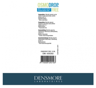 Densmore Osmodrop Solution Ophtalmique 10 ML