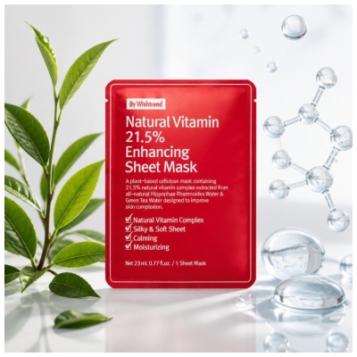 By Wishtrend Masque pour le Visage Vitamines Naturelles 21,5% 23 ml