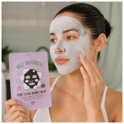 G9 Skin Self Aesthetic Masque Bulles pour des Pores Nettoyés 23 gr