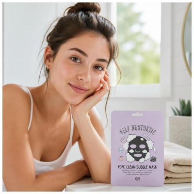G9 Skin Self Aesthetic Masque Bulles pour des Pores Nettoyés 23 gr