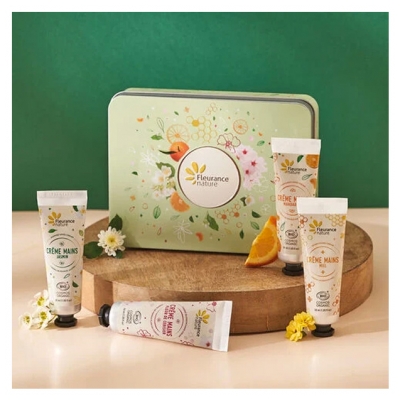 Fleurance Nature Coffret Éveil des Sens Crème Mains 4 Produits