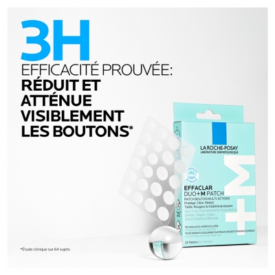 La Roche-Posay Effaclar Duo+M Patch Bouton Multi-Actions 22 Unités