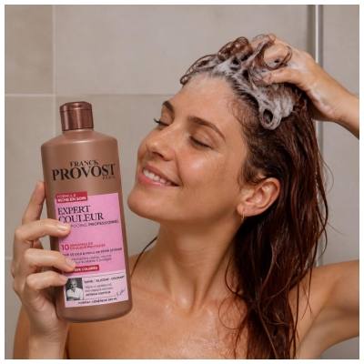 Franck Provost Expert Couleur Shampooing Cheveux Colorés Baie de Goji & Pépin de Raisin 500 ml