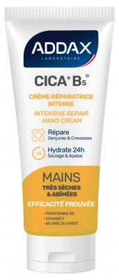 Addax Cica+ B5 Crème Réparatrice Intense Mains Très Sèches 50 ML