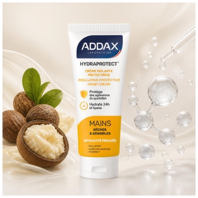 Addax Hydraprotect Crème Isolante Protectrice Mains Sèches 100 ML