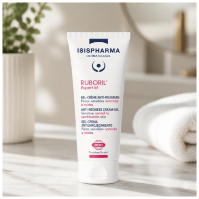 Isispharma Ruboril Expert M Gel-Crème Anti-Rougeurs Peaux Sensibles Normales à Mixtes 40 ml