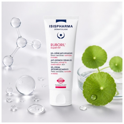 Isispharma Ruboril Expert M Gel-Crème Anti-Rougeurs Peaux Sensibles Normales à Mixtes 40 ml