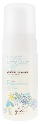 Lady Green Mousse Nettoyante Éclat Décolleté et Visage Bio 100 ml