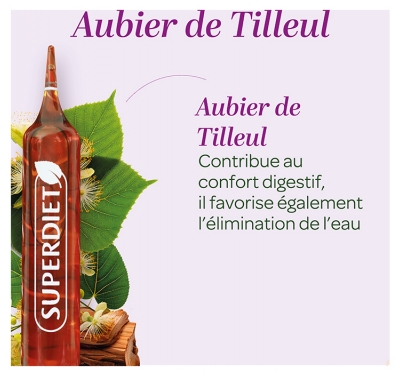 Superdiet Aubier de Tilleul Bio 20 Ampoules de 10 ml