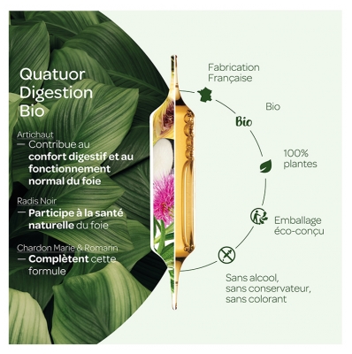 Superdiet Quatuor Bien-Être du Foie Bio 20 Unités