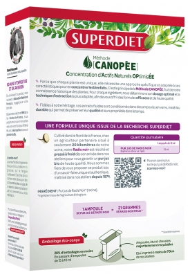 Superdiet Pur Jus Radis Noir Bio 20 Unités