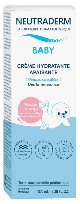 Neutraderm Baby Crème Hydratante Apaisante Peaux Sensibles 100 ml