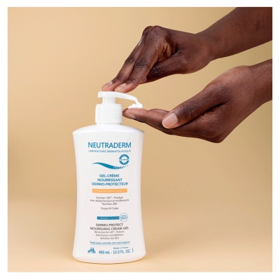 Neutraderm Gel-Crème Nourrissant Dermo-Protecteur Peaux Sensibles et Sèches 400 ml