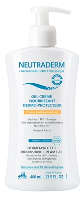 Neutraderm Gel-Crème Nourrissant Dermo-Protecteur Peaux Sensibles et Sèches 400 ml