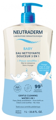 Neutraderm Eau Nettoyante Douceur 3-en-1 1L