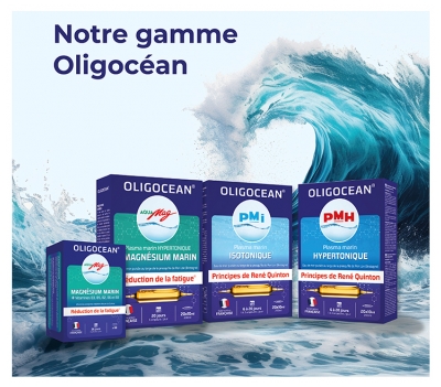Oligocean Aqua Mag Plasma Marin Hypertonique + Magnésium Marin 20 Unités