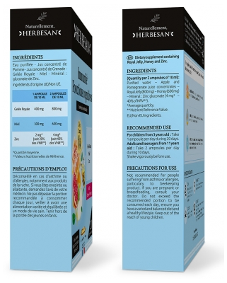 Herbesan Immunité Fonctions Cognitives 20 Unités