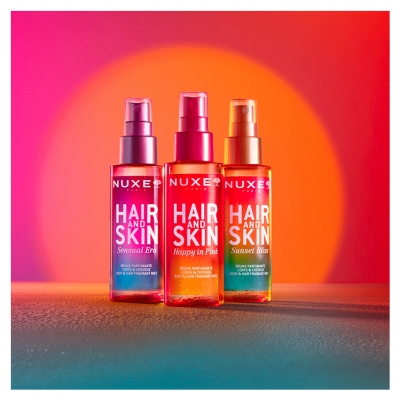 Nuxe Hair And Skin Happy In Pink Brume Parfumante pour le Corps et les Cheveux 100 ml