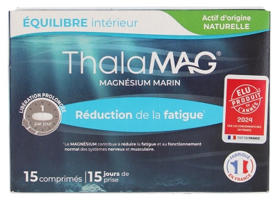 Laboratoires IPRAD Thalamag Magnésium Marin Équilibre Intérieur Réduction de la Fatigue 15 Comprimés