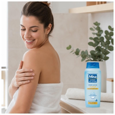 Mixa Crème Douche Surgras au Beurre de Karité 400 ML