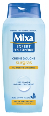 Mixa Crème Douche Surgras au Beurre de Karité 400 ML