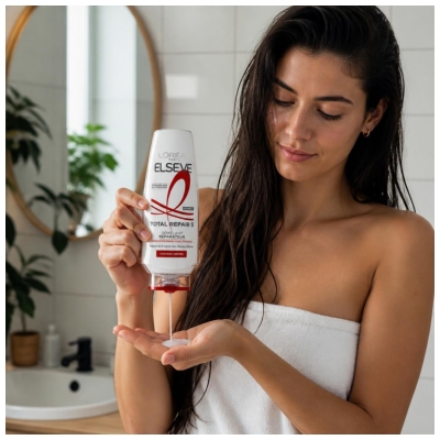 L'Oréal Paris Elseve Total Repair 5 Démêlant Réparateur Cheveux Abîmés 250 ml