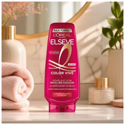 L'Oréal Paris Elseve Color Vive Soin Démêlant Bouclier Couleur Cheveux Colorés ou Méchés 400 ml