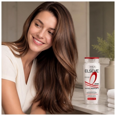 L'Oréal Paris Elseve Total Repair 5 Shampoing Reconstituant Cheveux Abîmés 300 ml