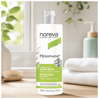 Noreva Hexaphane Shampooing Extra-Doux Vitalité et Souplesse 400 ml