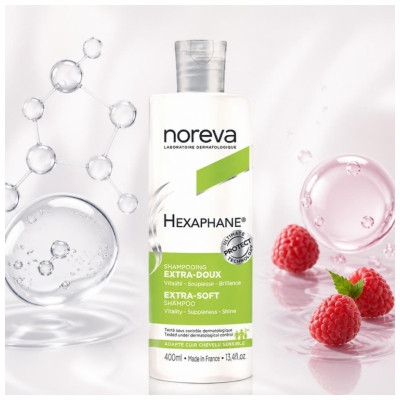 Noreva Hexaphane Shampooing Extra-Doux Vitalité et Souplesse 400 ml