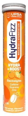 UPSA Hydrafizz Hydra+Boost 16 Unités Effervescentes
