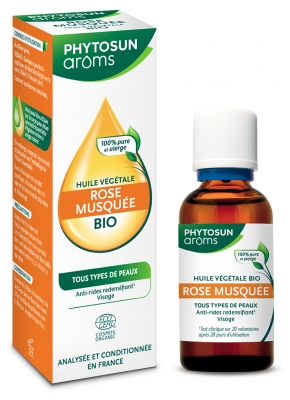 Phytosun Arôms Huile Végétale Rose Musquée Biologique 50 ml