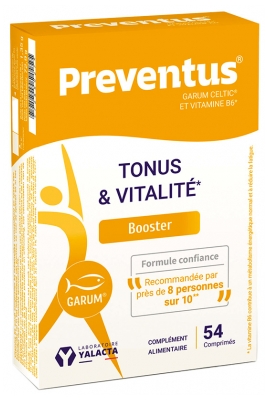 Laboratoire Yalacta Preventus Tonus & Vitalité 54 Unités