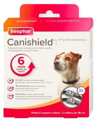 Beaphar Canishield Colliers Petits et Moyens Chiens 2 Unités