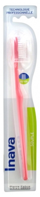 Pierre Fabre Oral Care Inava Brosse à Dents 20/100 Souple - Couleur : Rouge