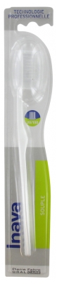 Pierre Fabre Oral Care Inava Brosse à Dents 20/100 Souple - Couleur : Blanc