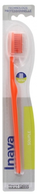 Pierre Fabre Oral Care Inava Brosse à Dents 20/100 Souple - Couleur : Orange