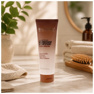 Biopousse Shampoing Nourrissant et Fortifiant Ricin & Keratine 250 ml