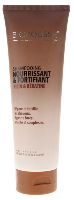 Biopousse Shampoing Nourrissant et Fortifiant Ricin & Keratine 250 ml