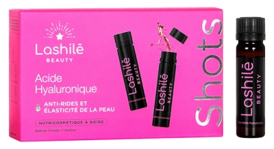 Lashilé Beauty Acide Hyaluronique Anti-Rides et Élasticité de la Peau 14 Shots de 15 ml