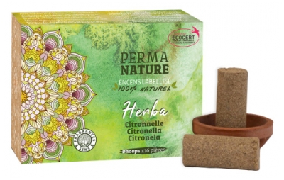 Perma Nature Encens Herba Citronnelle 16 Unités