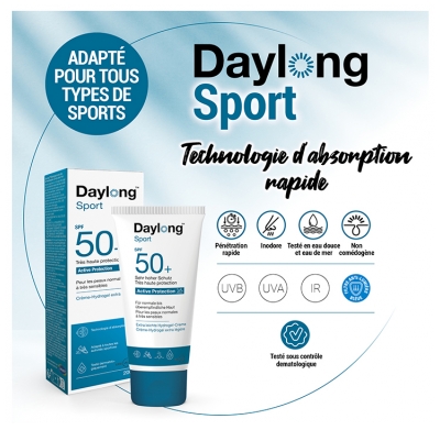 Daylong Sport Crème Hydrogel Extra Légère SPF 50 + 200 ML