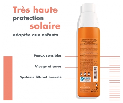 Avène Solaire Spray Corps Enfant SPF50+ 200 ML