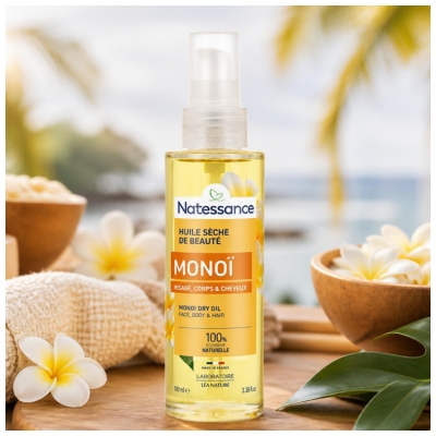 Natessance Monoï Huile Sèche 100 ml
