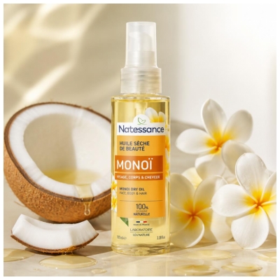 Natessance Monoï Huile Sèche 100 ml
