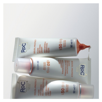 RoC Soleil-Protect Visage Fluide Réconfortant SPF50 50 ml