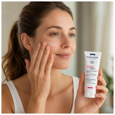 Isispharma Ruboril Expert Crème Anti-Rougeurs Teintée SPF50+ Non Parfumé 40 ML