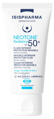 Isispharma Neotone Radiance Fluide Intensif Protecteur Invisible Taches Brunes SPF50+ 30 ml
