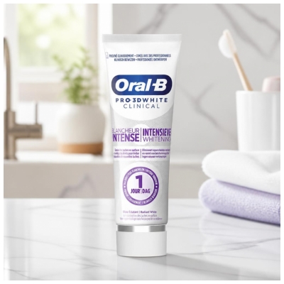Oral-B Pro 3D White Clinical Blancheur Intense Dentifrice 75 ml