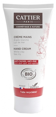 Cattier Crème Mains Anti Taches Anti Âge Bio 75 ML